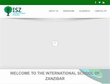 Tablet Screenshot of isz.co.tz